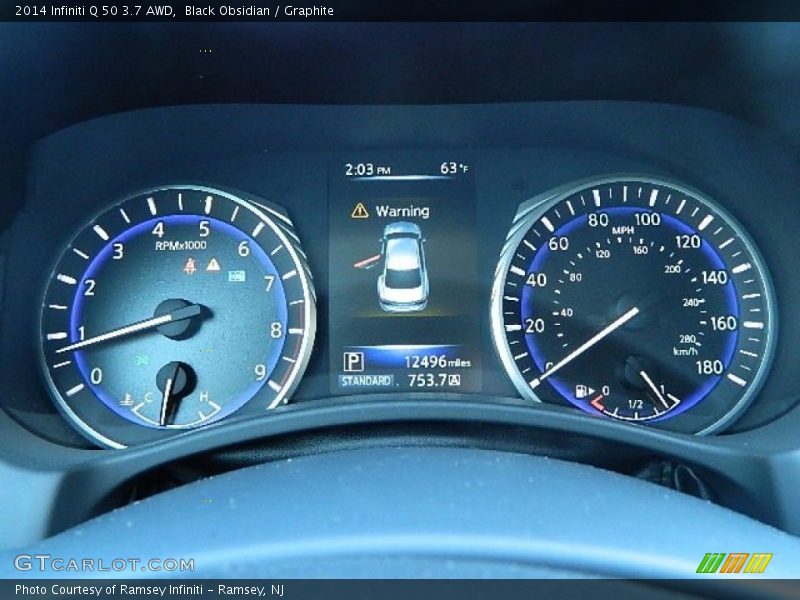 Black Obsidian / Graphite 2014 Infiniti Q 50 3.7 AWD