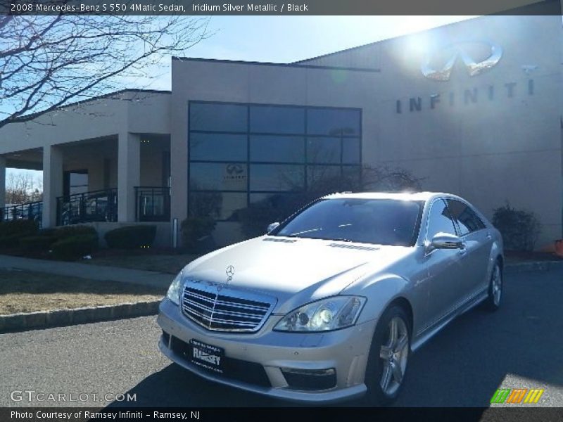 Iridium Silver Metallic / Black 2008 Mercedes-Benz S 550 4Matic Sedan