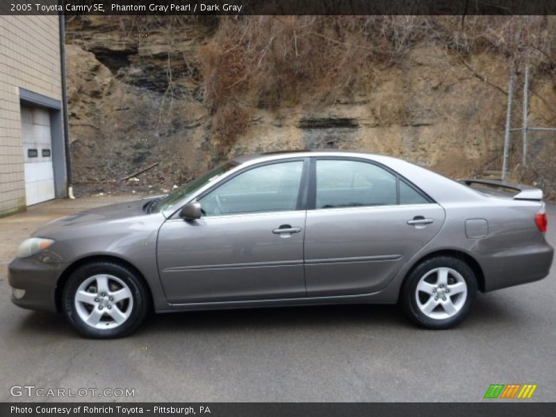 Phantom Gray Pearl / Dark Gray 2005 Toyota Camry SE