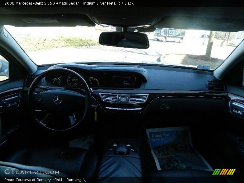 Iridium Silver Metallic / Black 2008 Mercedes-Benz S 550 4Matic Sedan