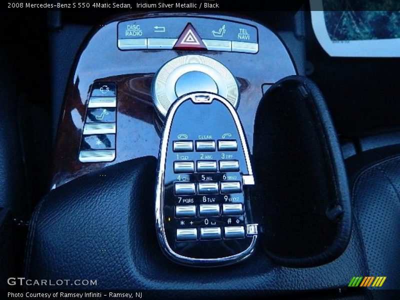 Iridium Silver Metallic / Black 2008 Mercedes-Benz S 550 4Matic Sedan