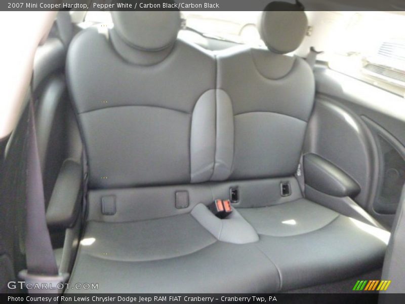 Pepper White / Carbon Black/Carbon Black 2007 Mini Cooper Hardtop
