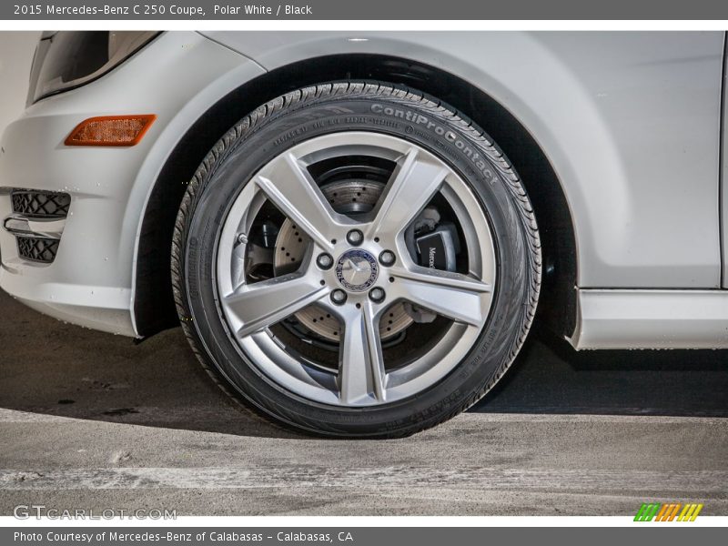 Polar White / Black 2015 Mercedes-Benz C 250 Coupe