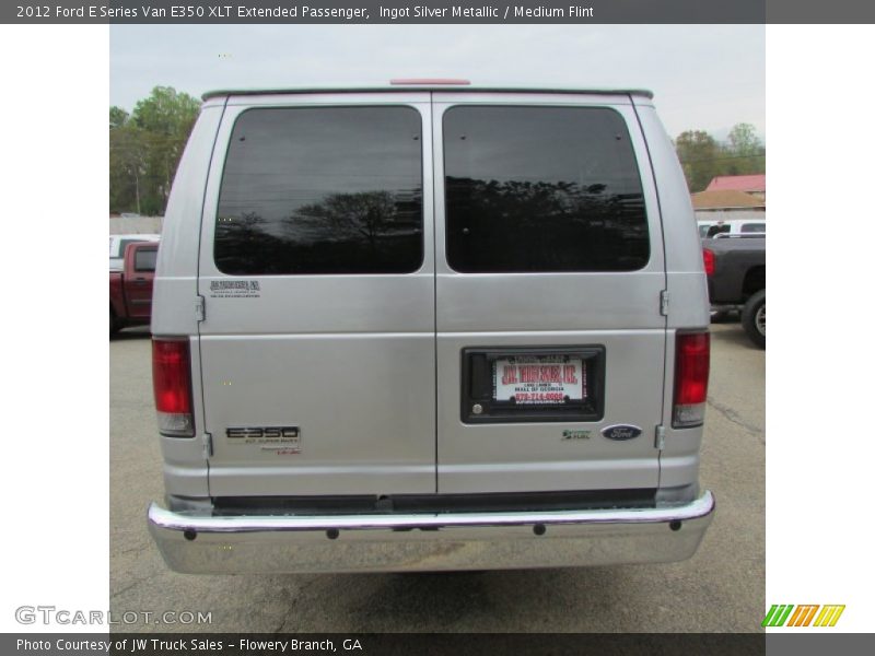 Ingot Silver Metallic / Medium Flint 2012 Ford E Series Van E350 XLT Extended Passenger
