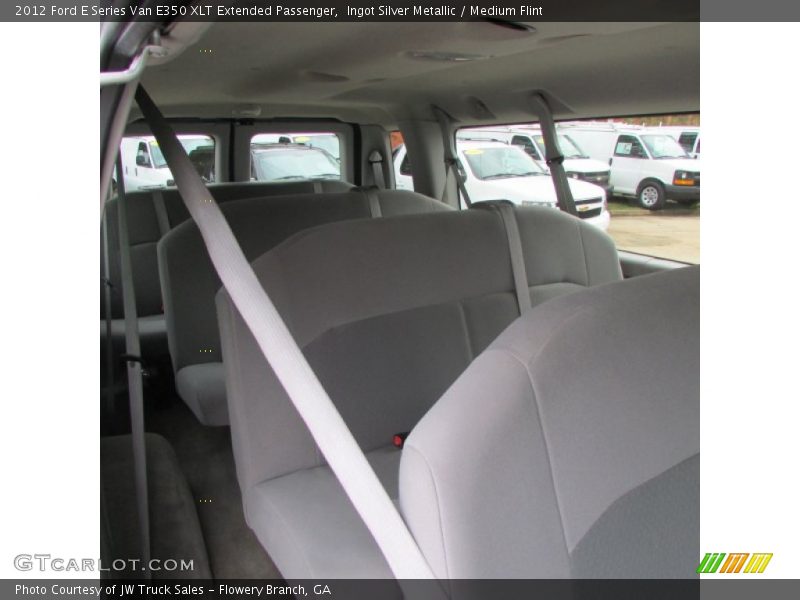 Ingot Silver Metallic / Medium Flint 2012 Ford E Series Van E350 XLT Extended Passenger