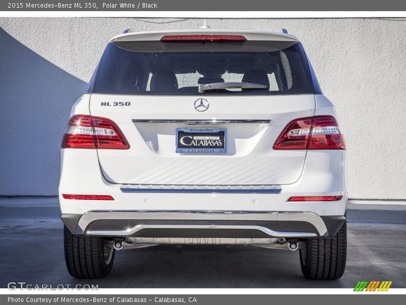 Polar White / Black 2015 Mercedes-Benz ML 350