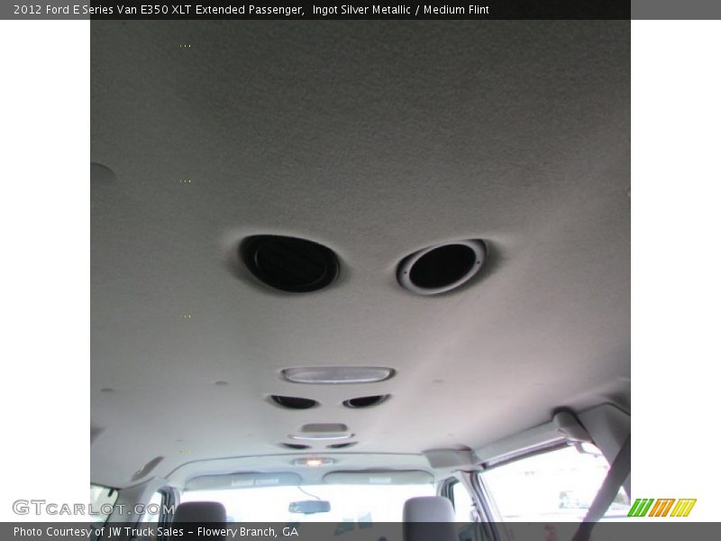 Ingot Silver Metallic / Medium Flint 2012 Ford E Series Van E350 XLT Extended Passenger