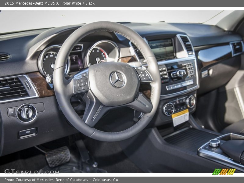 Polar White / Black 2015 Mercedes-Benz ML 350