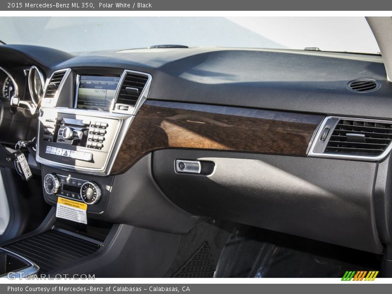 Polar White / Black 2015 Mercedes-Benz ML 350
