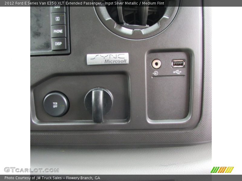 Ingot Silver Metallic / Medium Flint 2012 Ford E Series Van E350 XLT Extended Passenger