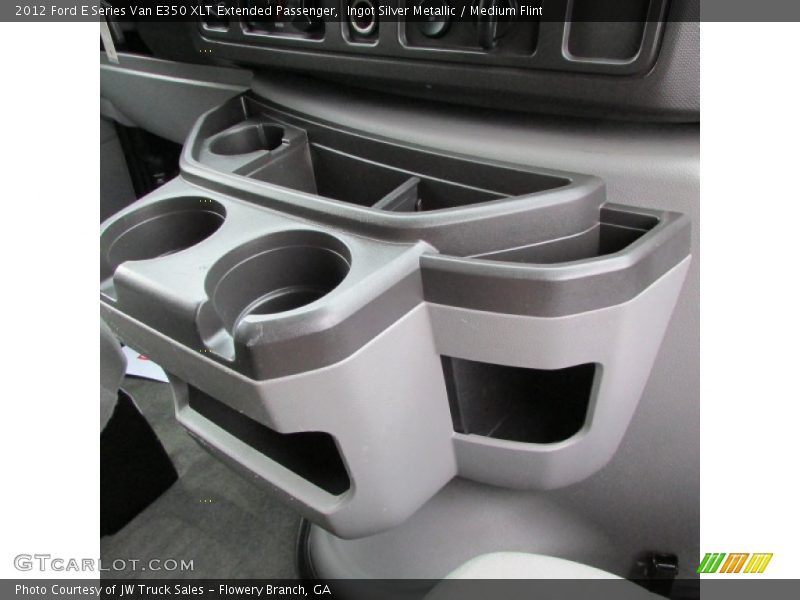 Ingot Silver Metallic / Medium Flint 2012 Ford E Series Van E350 XLT Extended Passenger