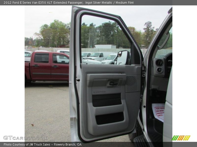 Ingot Silver Metallic / Medium Flint 2012 Ford E Series Van E350 XLT Extended Passenger