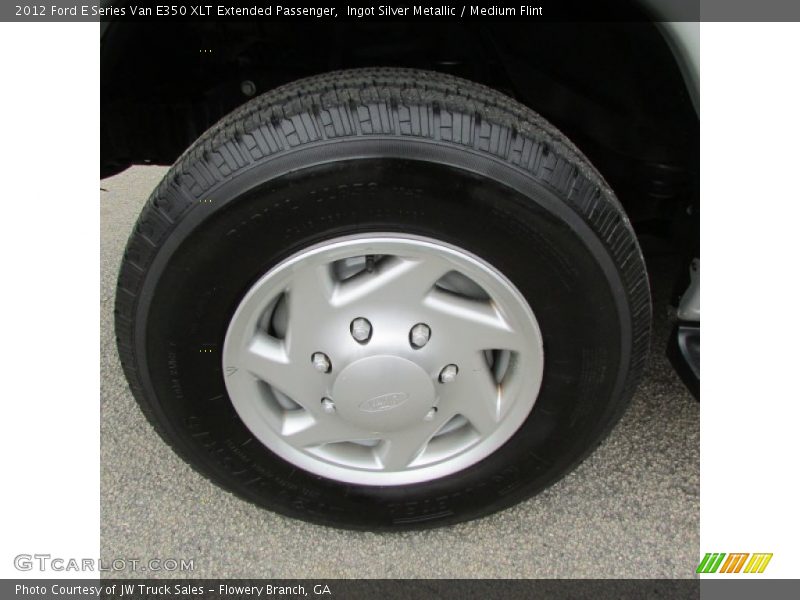 Ingot Silver Metallic / Medium Flint 2012 Ford E Series Van E350 XLT Extended Passenger