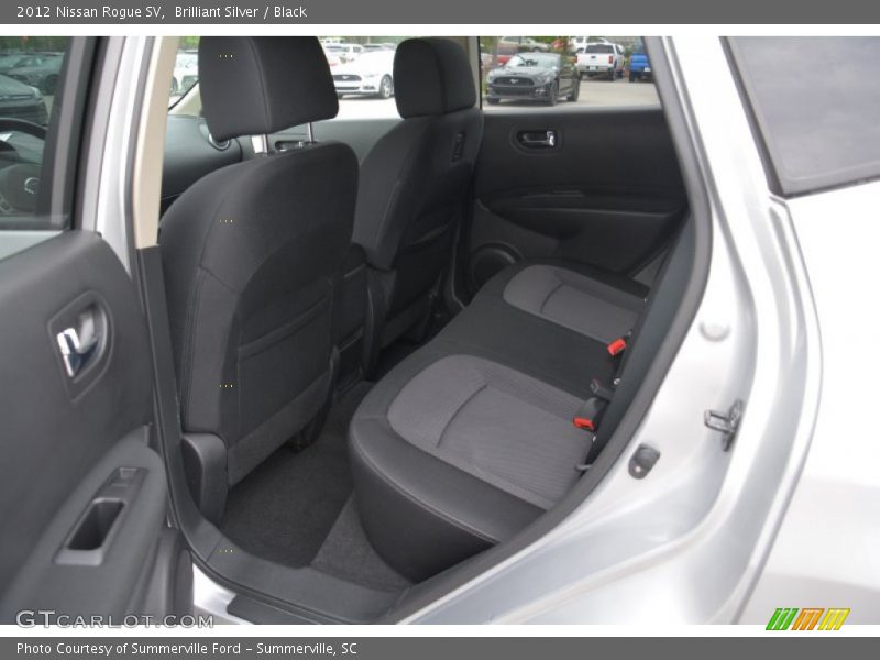 Brilliant Silver / Black 2012 Nissan Rogue SV