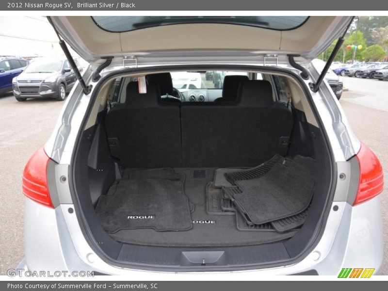 Brilliant Silver / Black 2012 Nissan Rogue SV