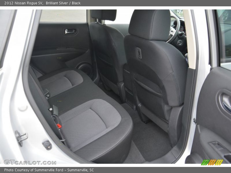 Brilliant Silver / Black 2012 Nissan Rogue SV