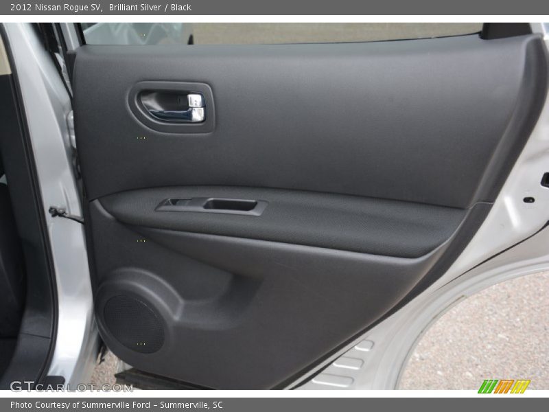 Brilliant Silver / Black 2012 Nissan Rogue SV