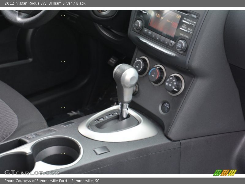 Brilliant Silver / Black 2012 Nissan Rogue SV