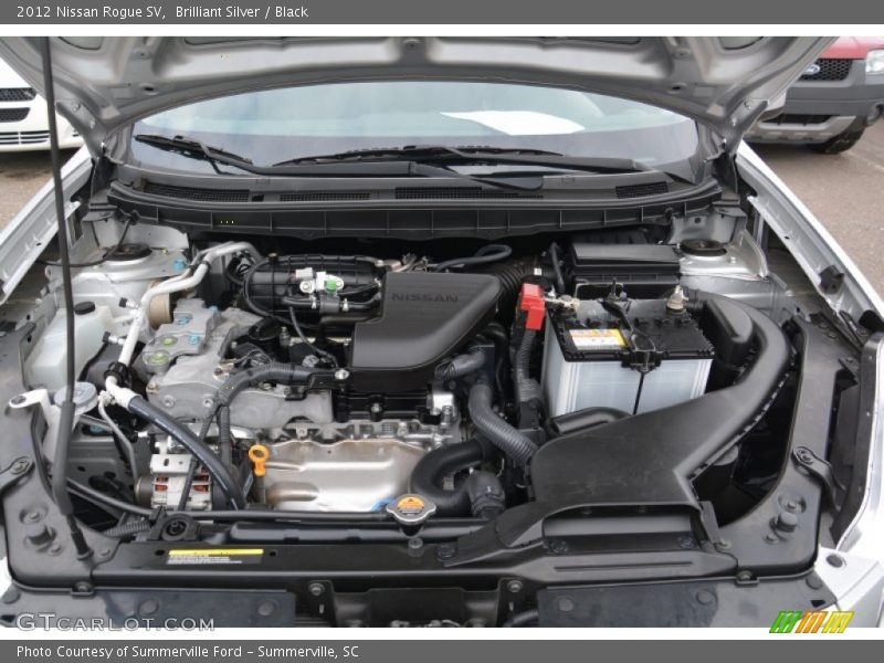 Brilliant Silver / Black 2012 Nissan Rogue SV