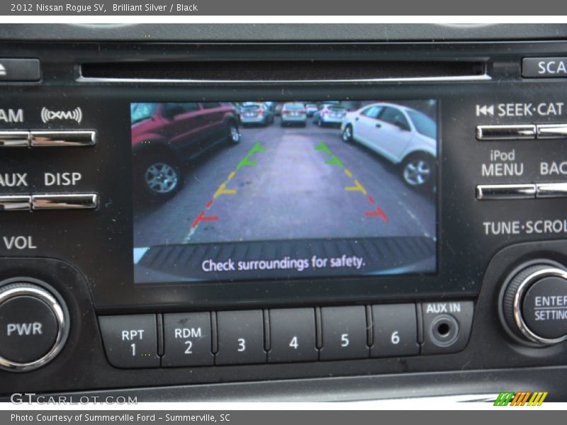 Brilliant Silver / Black 2012 Nissan Rogue SV