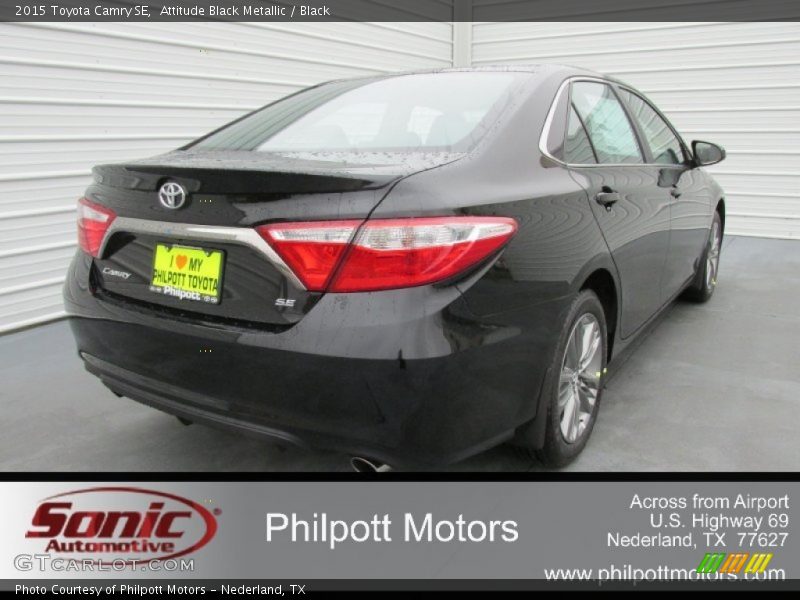 Attitude Black Metallic / Black 2015 Toyota Camry SE