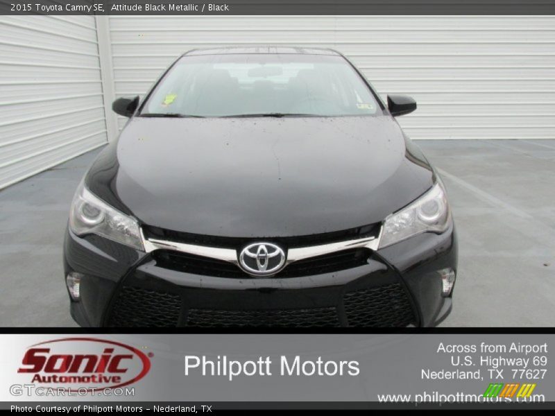 Attitude Black Metallic / Black 2015 Toyota Camry SE