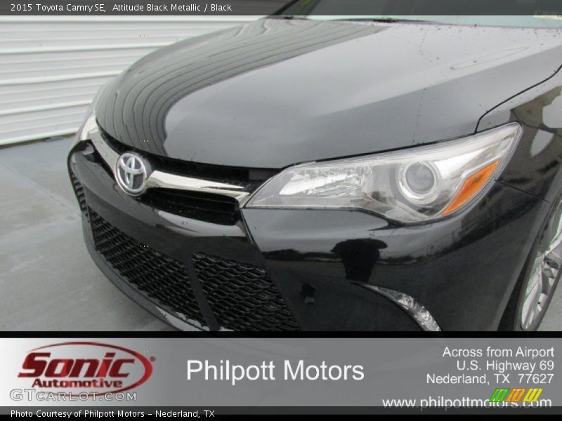 Attitude Black Metallic / Black 2015 Toyota Camry SE