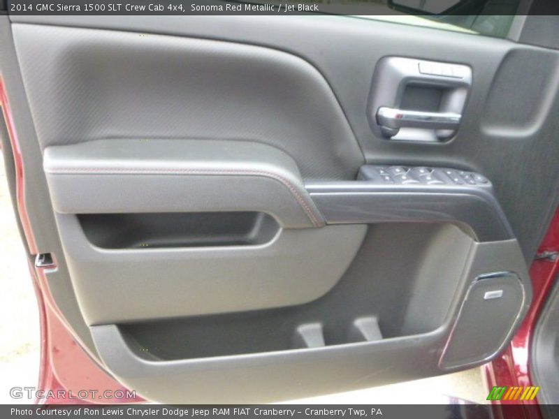 Sonoma Red Metallic / Jet Black 2014 GMC Sierra 1500 SLT Crew Cab 4x4
