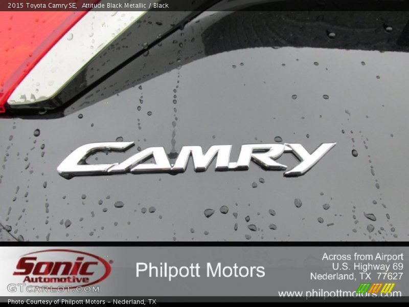 Attitude Black Metallic / Black 2015 Toyota Camry SE