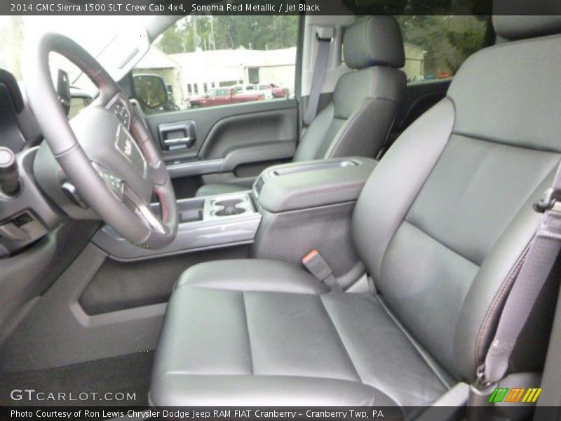 Sonoma Red Metallic / Jet Black 2014 GMC Sierra 1500 SLT Crew Cab 4x4