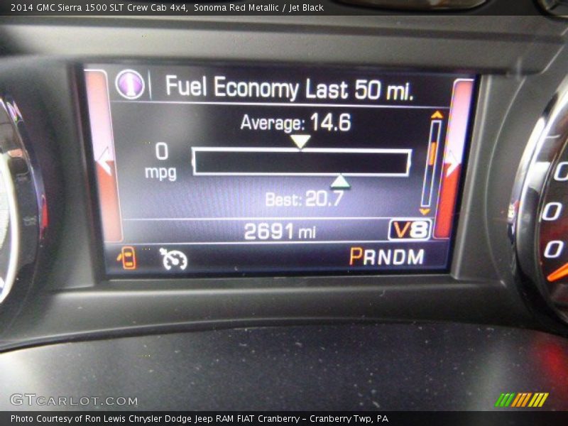 Sonoma Red Metallic / Jet Black 2014 GMC Sierra 1500 SLT Crew Cab 4x4