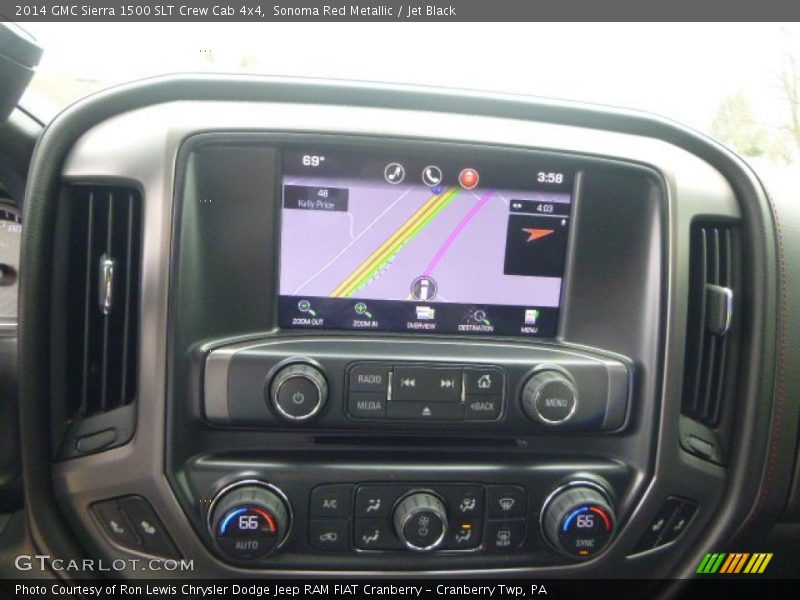 Controls of 2014 Sierra 1500 SLT Crew Cab 4x4