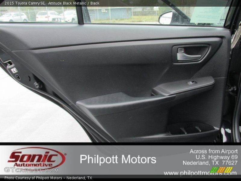 Attitude Black Metallic / Black 2015 Toyota Camry SE