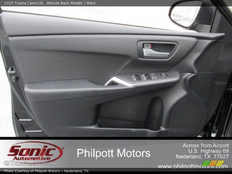 Attitude Black Metallic / Black 2015 Toyota Camry SE