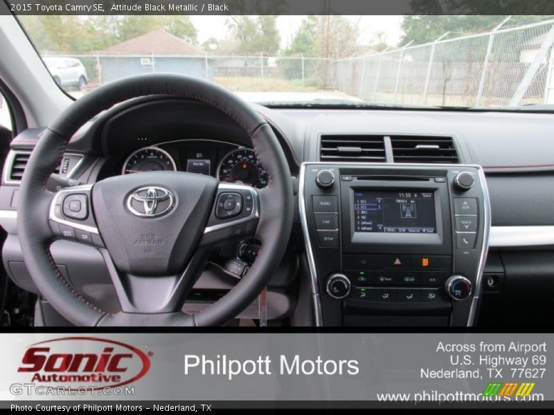 Attitude Black Metallic / Black 2015 Toyota Camry SE