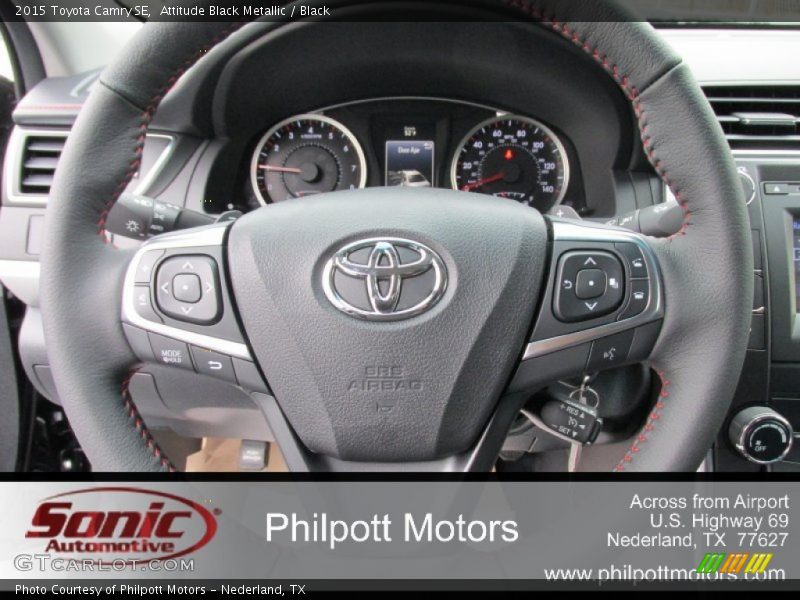 Attitude Black Metallic / Black 2015 Toyota Camry SE