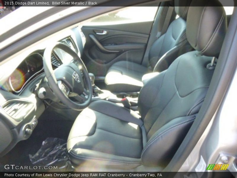 Billet Silver Metallic / Black 2015 Dodge Dart Limited