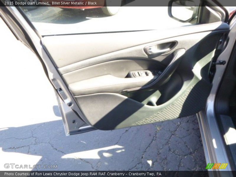 Billet Silver Metallic / Black 2015 Dodge Dart Limited