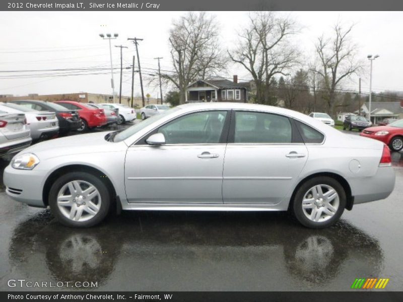 Silver Ice Metallic / Gray 2012 Chevrolet Impala LT
