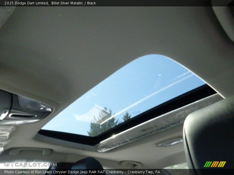 Billet Silver Metallic / Black 2015 Dodge Dart Limited