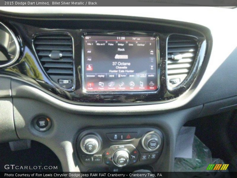 Billet Silver Metallic / Black 2015 Dodge Dart Limited