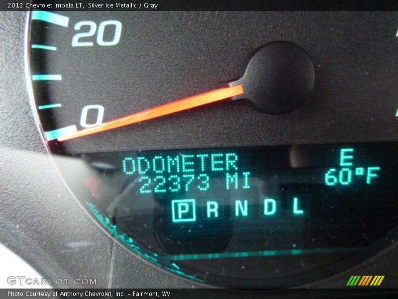 Silver Ice Metallic / Gray 2012 Chevrolet Impala LT