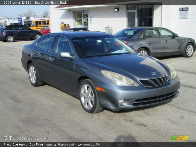 Blue Shale Mica / Black 2005 Lexus ES 330