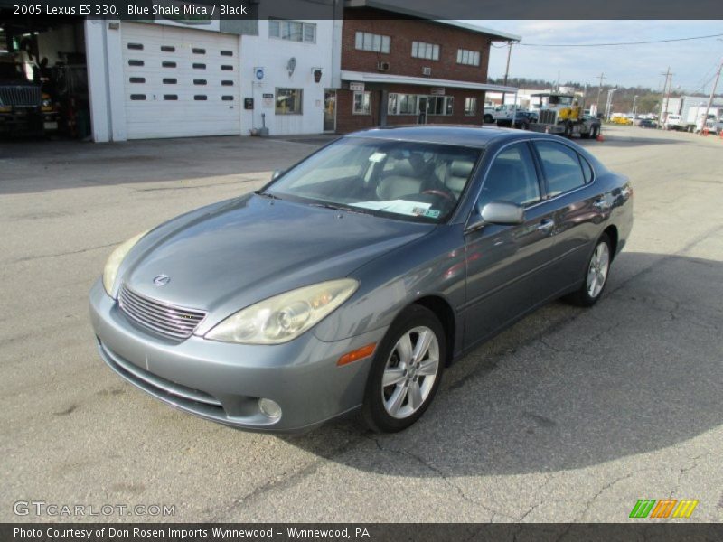 Blue Shale Mica / Black 2005 Lexus ES 330