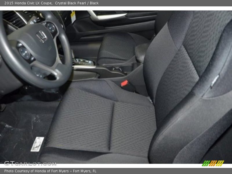  2015 Civic LX Coupe Black Interior