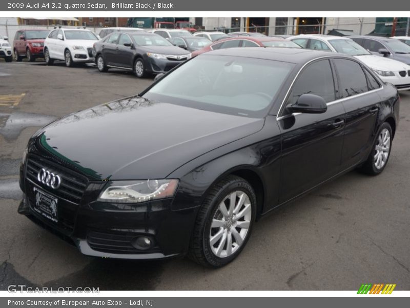 Brilliant Black / Black 2009 Audi A4 3.2 quattro Sedan