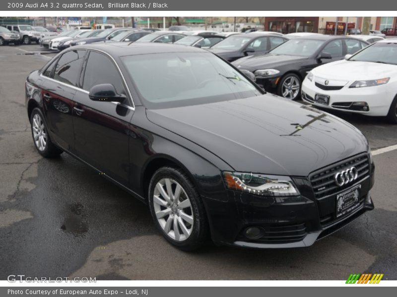 Brilliant Black / Black 2009 Audi A4 3.2 quattro Sedan