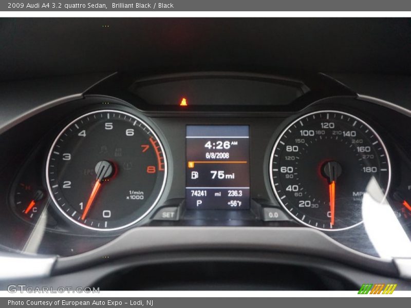 Brilliant Black / Black 2009 Audi A4 3.2 quattro Sedan