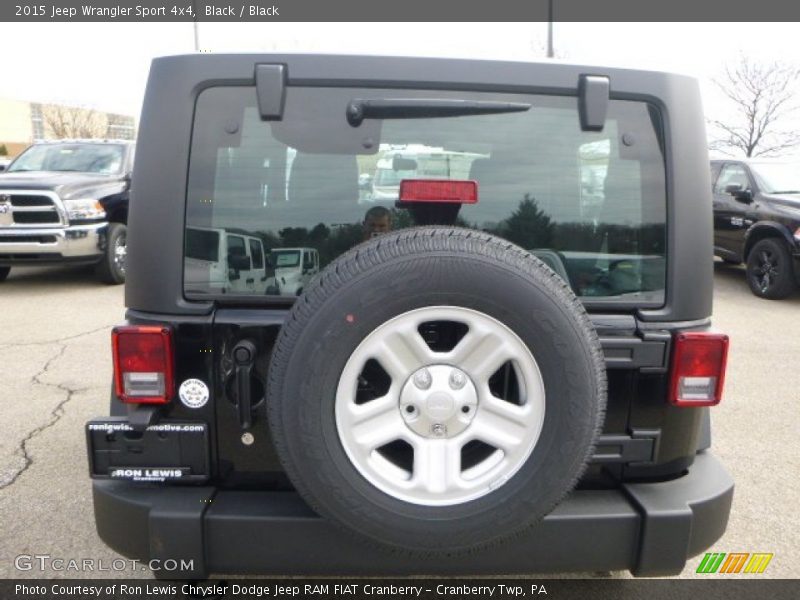 Black / Black 2015 Jeep Wrangler Sport 4x4