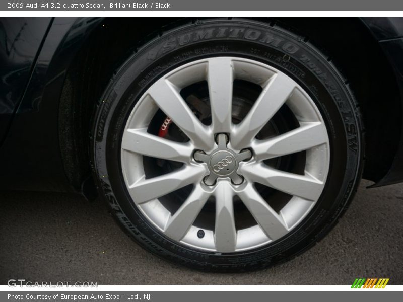 Brilliant Black / Black 2009 Audi A4 3.2 quattro Sedan